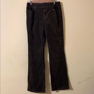 Talbots men's corduroy pants size 8 dark green